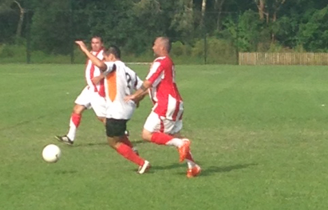 Raul from Barnstoneworth B skinning some defenders