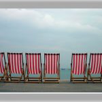 Aggressive bunch of deck chairs