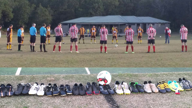 Minute's silence in memory of Casper Ellis